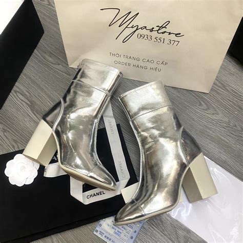 giay boots chanel